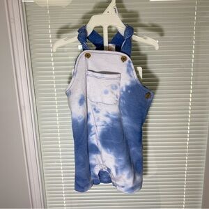 Wonder Nation 3-6M Kids Overall Blue And White Used. It Has Piles